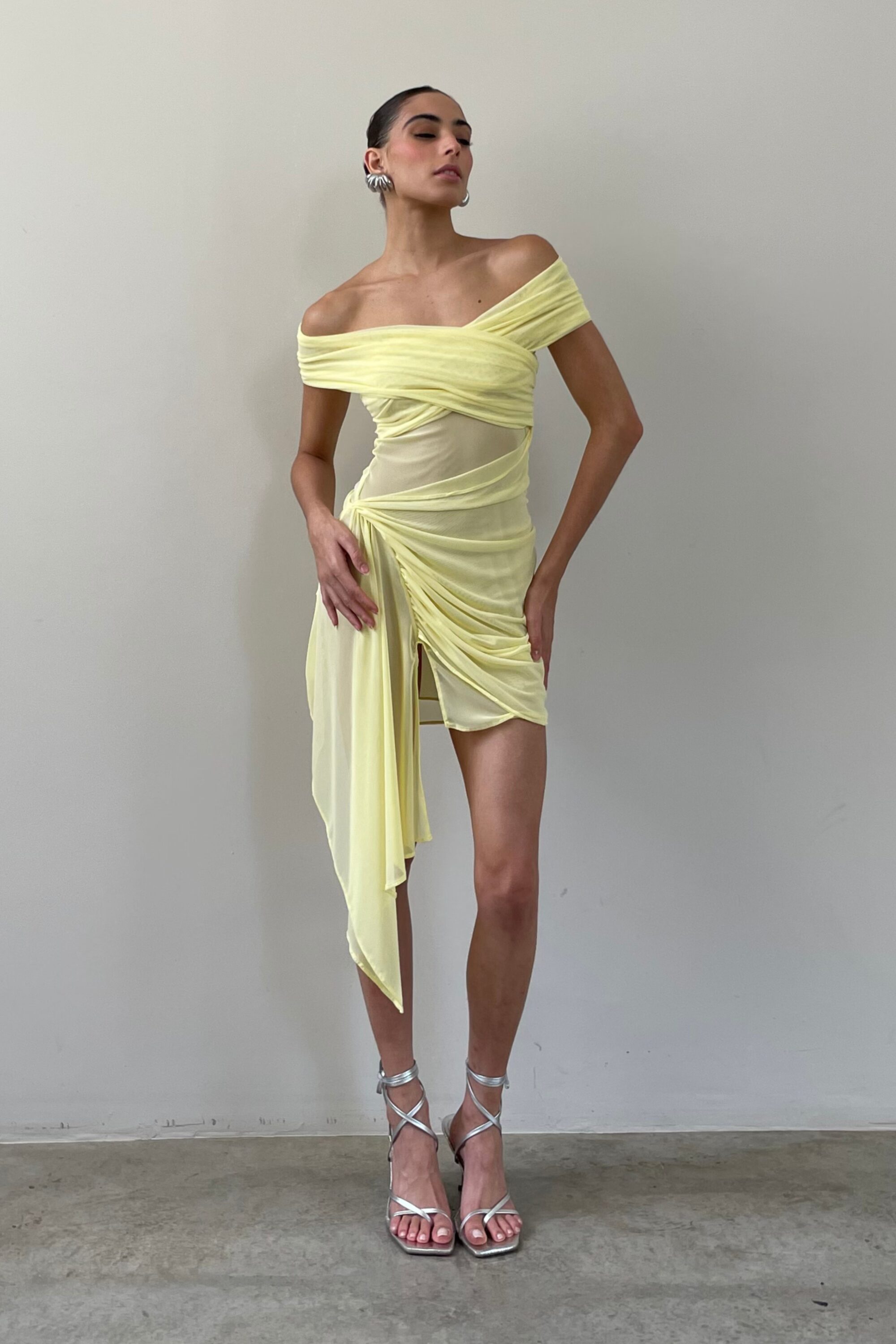 Vestido Tule Sky Amarelo - Image 2