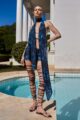 Top Kaya Electric Blue