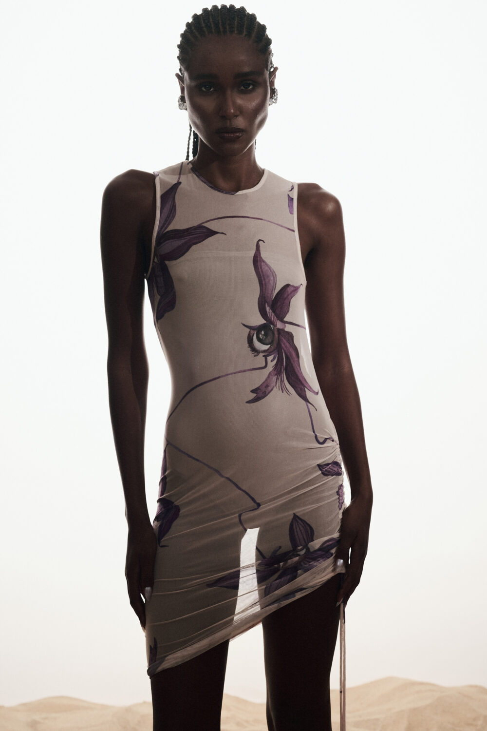 Vestido Halter Orchid Eye