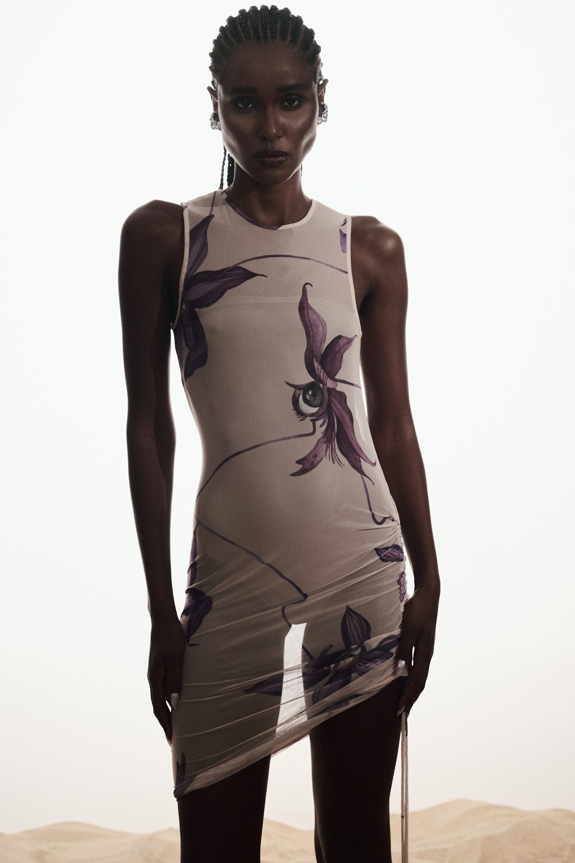 Vestido Halter Orchid Eye