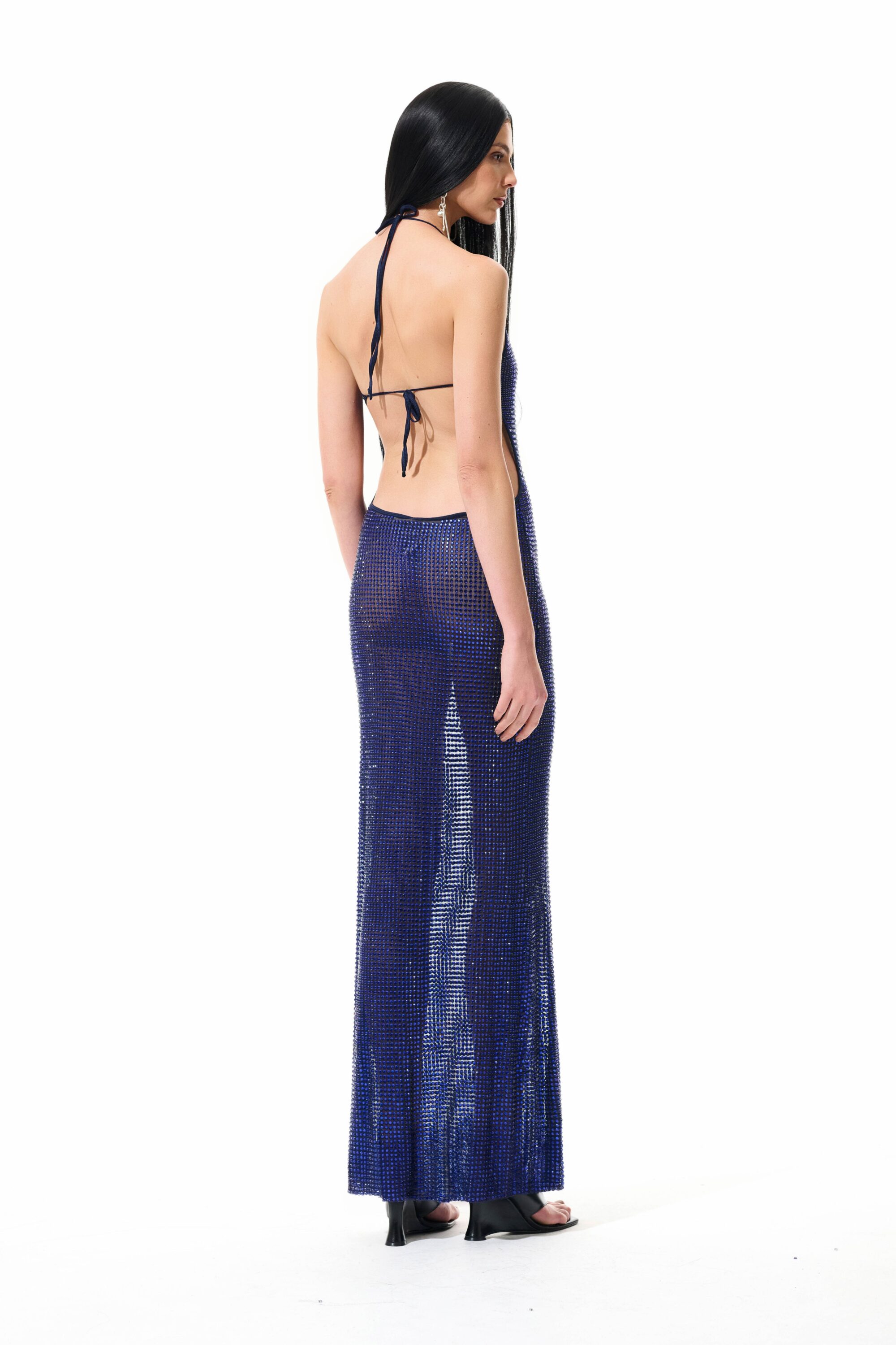 Vestido Crystal Azul Royal - Image 4