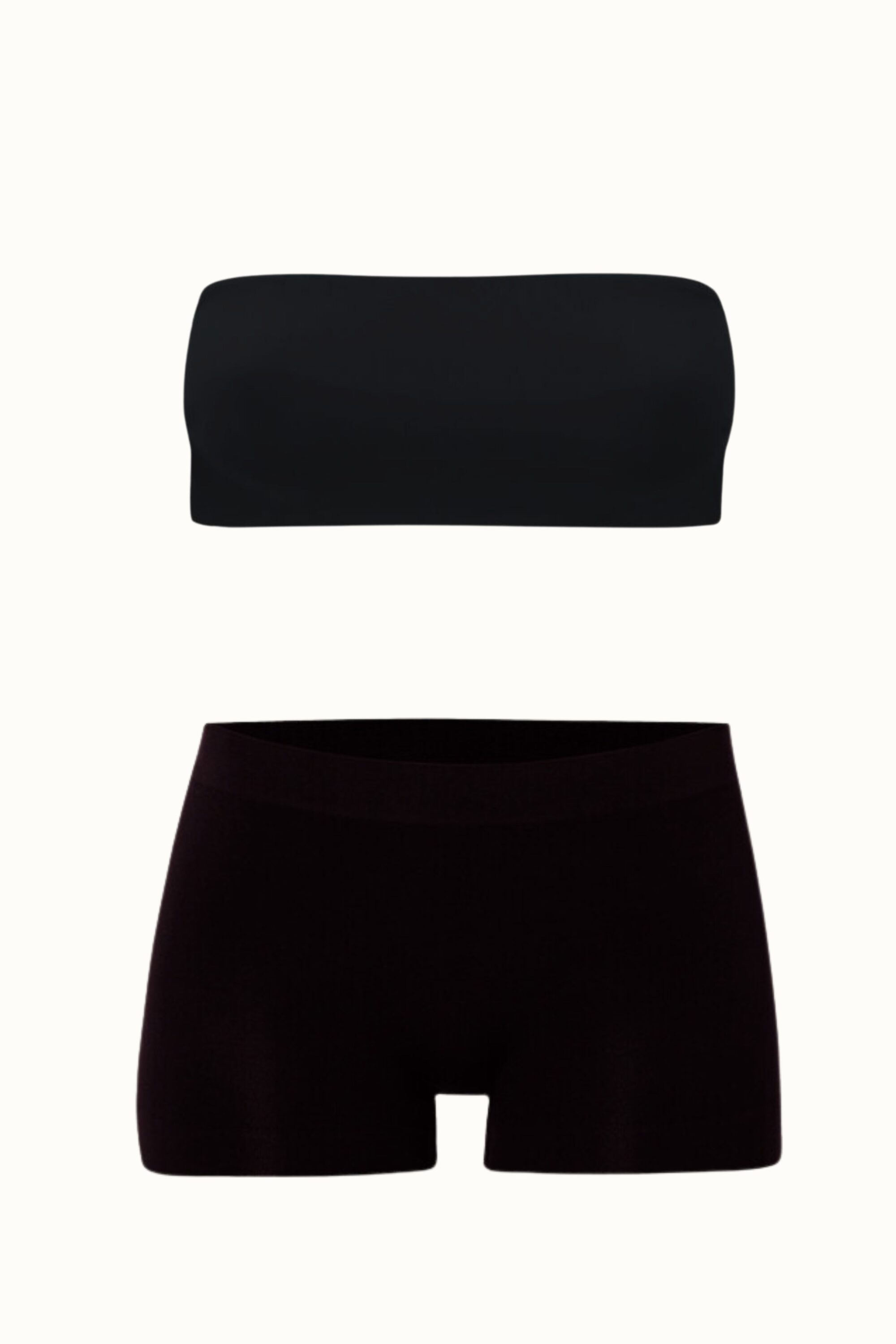 Short Under Cintura Alta Preto