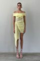 Vestido Tule Sky Amarelo