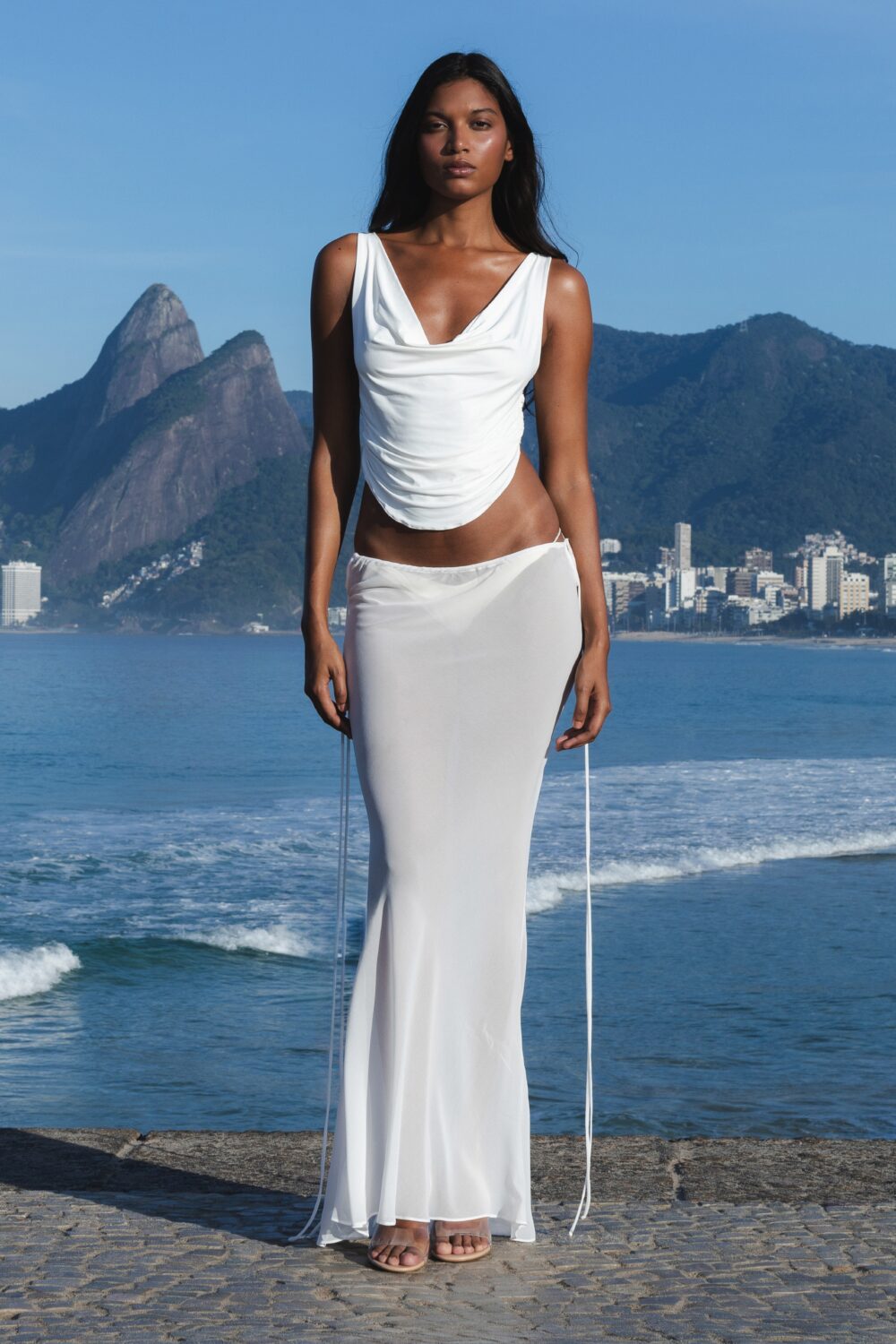 Blusa Slip Off White