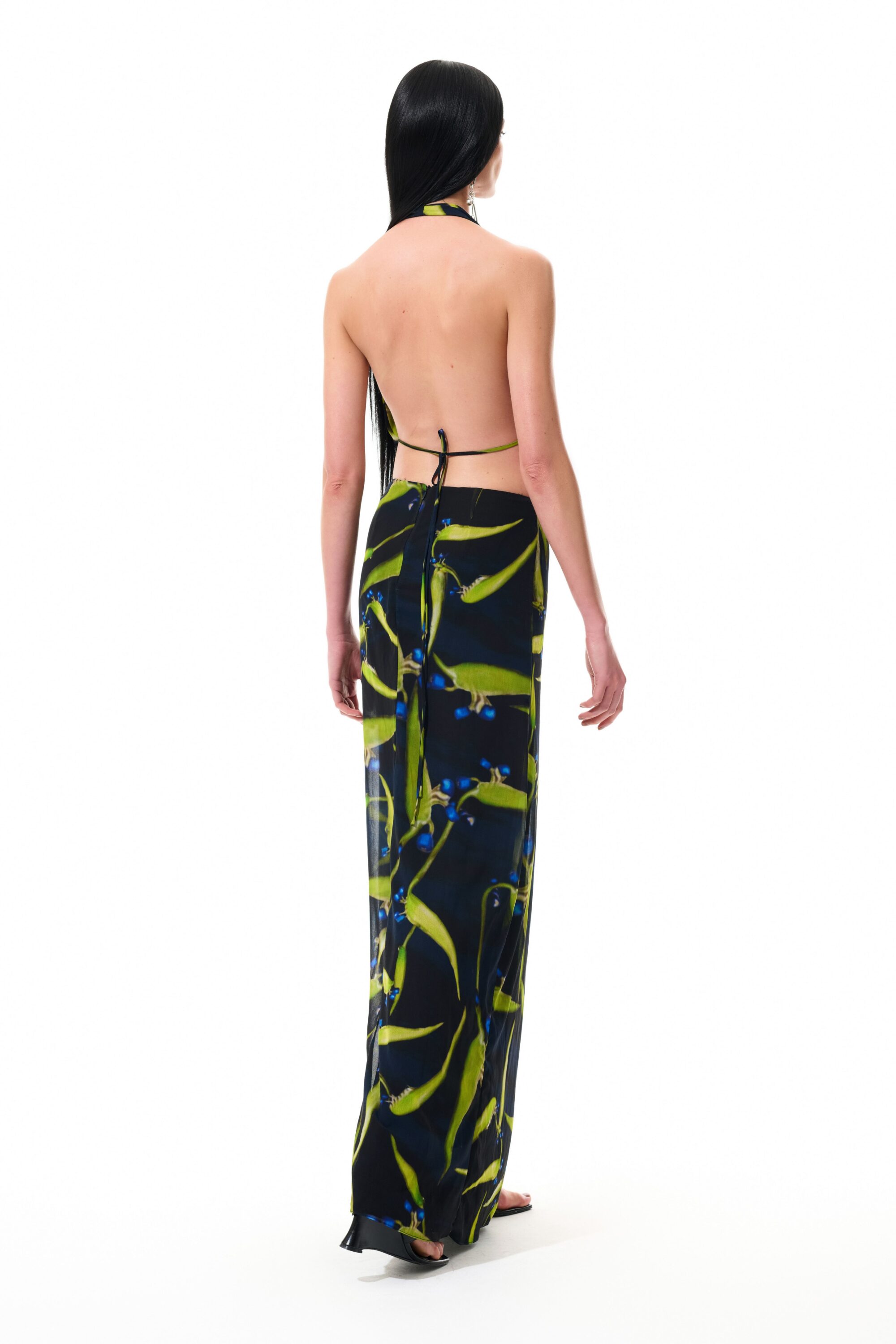 Vestido Slip Longo Tropical Citrus - Image 4