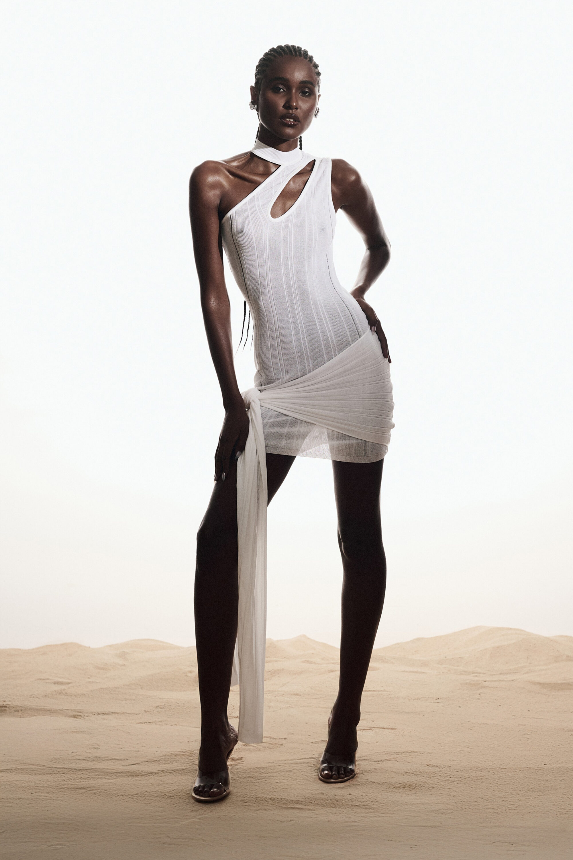 Vestido Tricot Off White - Image 3