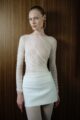 Blusa Drapeada Tule Off White - SOL BRAND X THAISE JURIATTI