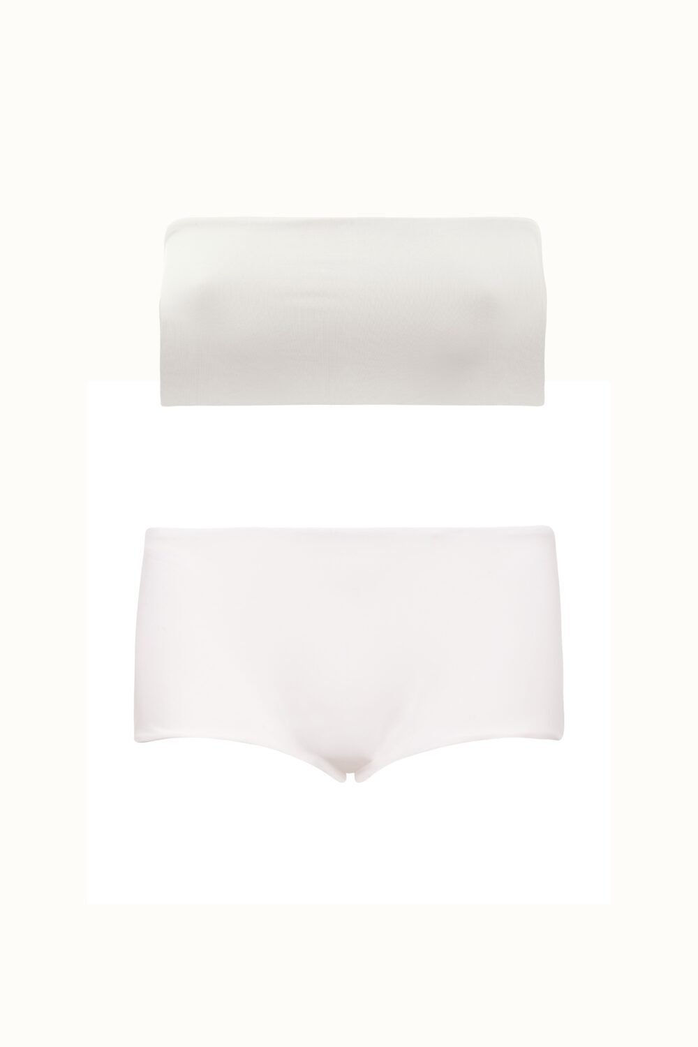 Short Under Cintura Baixa Off White