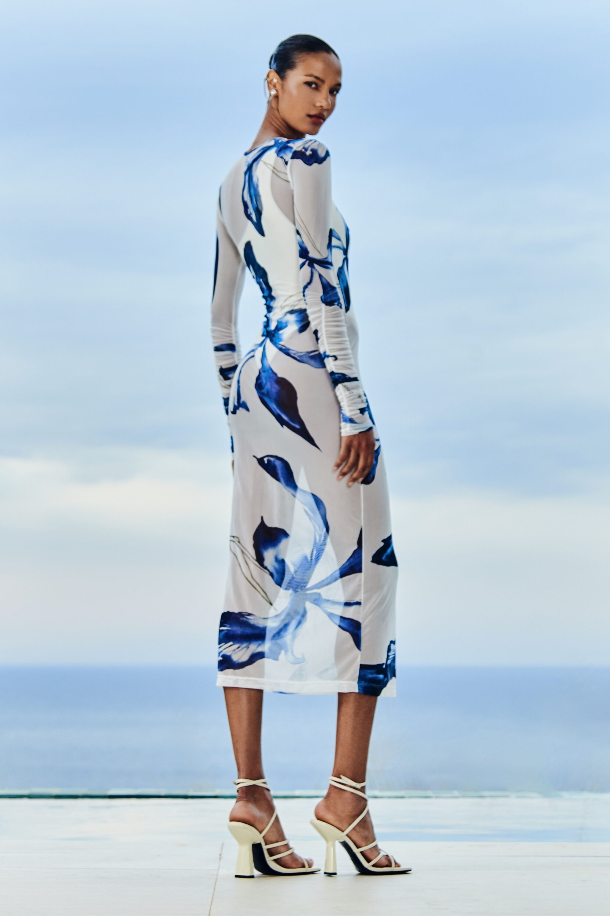 Vestido Midi Tule Blue Orchid - Image 3