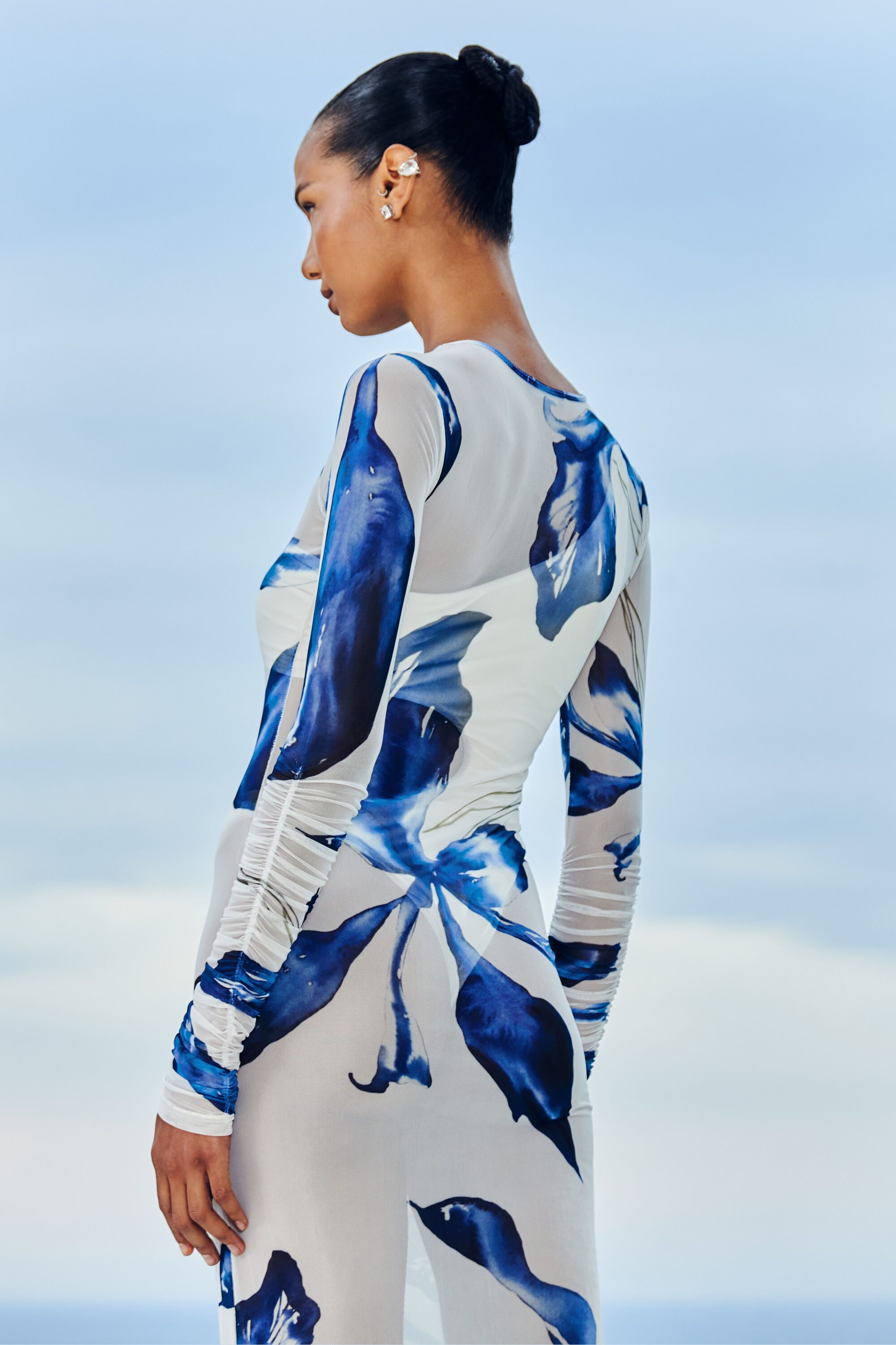 Vestido Midi Tule Blue Orchid - Image 4
