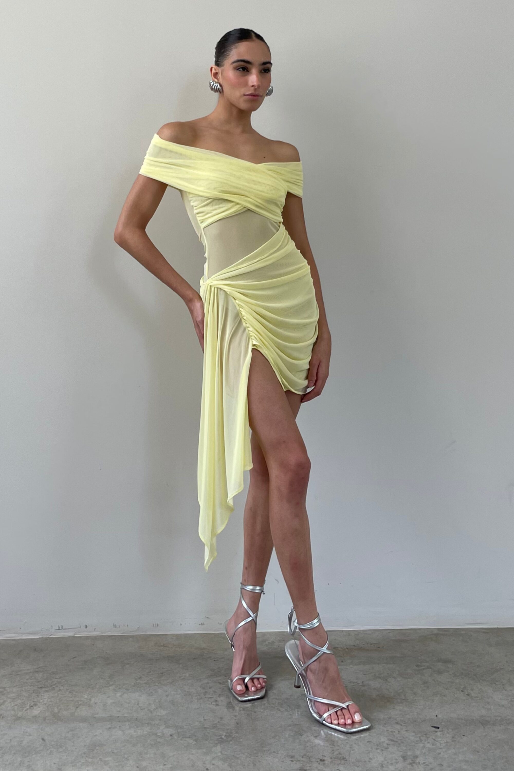 Vestido Tule Sky Amarelo - Image 4