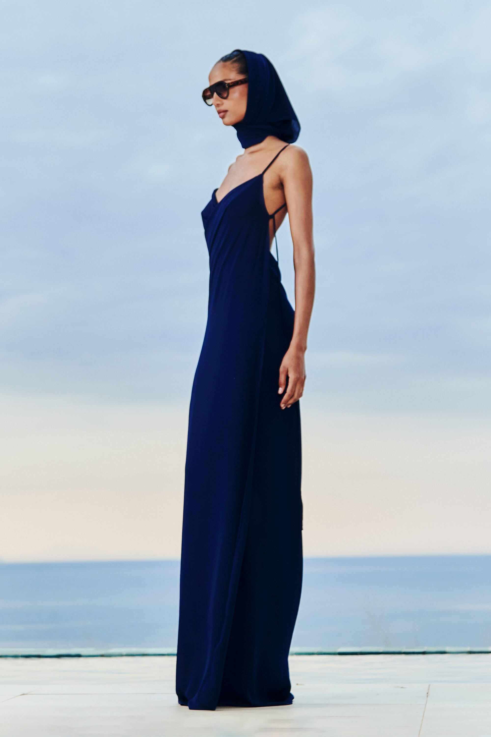Vestido Lila Azul Marinho - Image 4