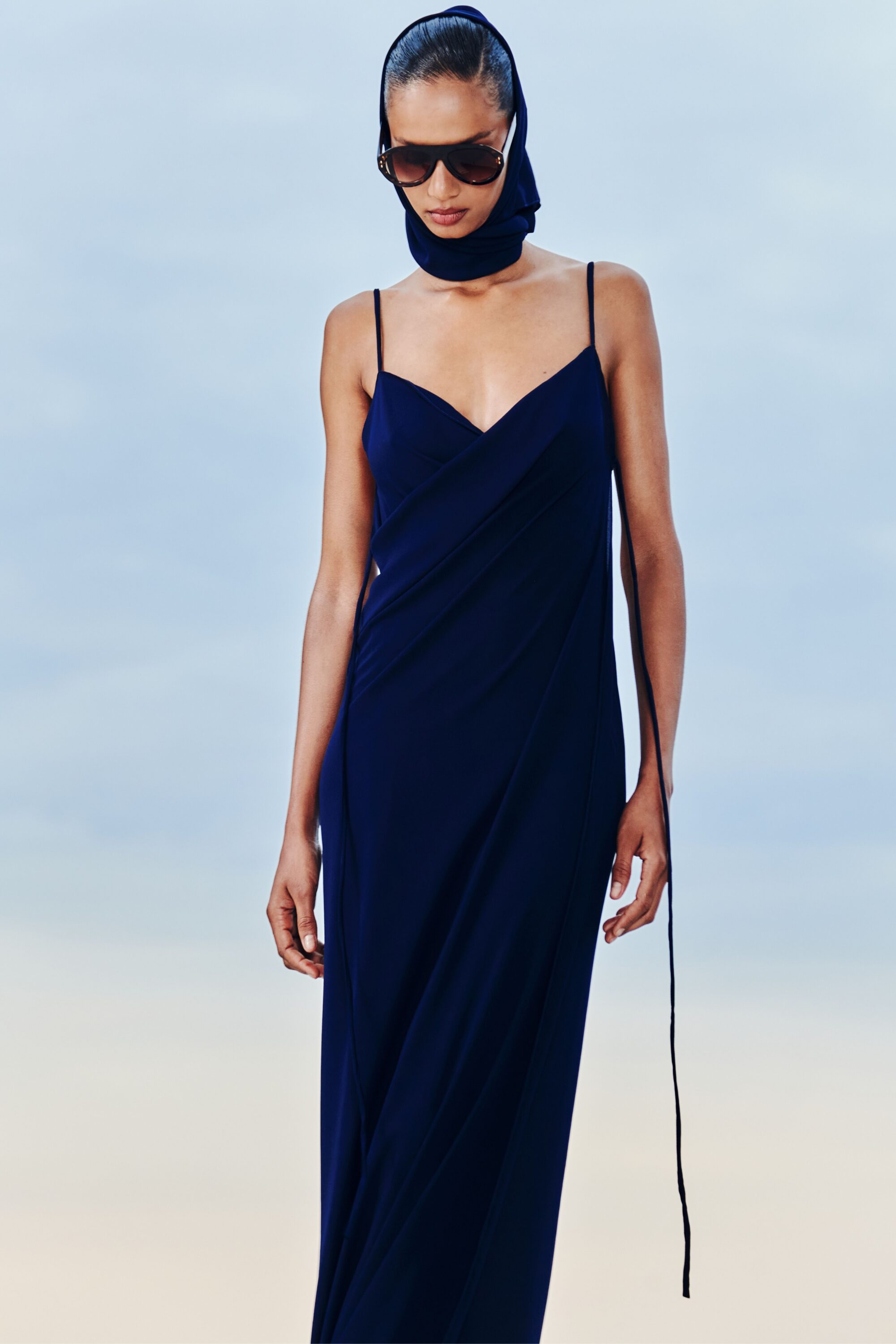 Vestido Lila Azul Marinho - Image 2