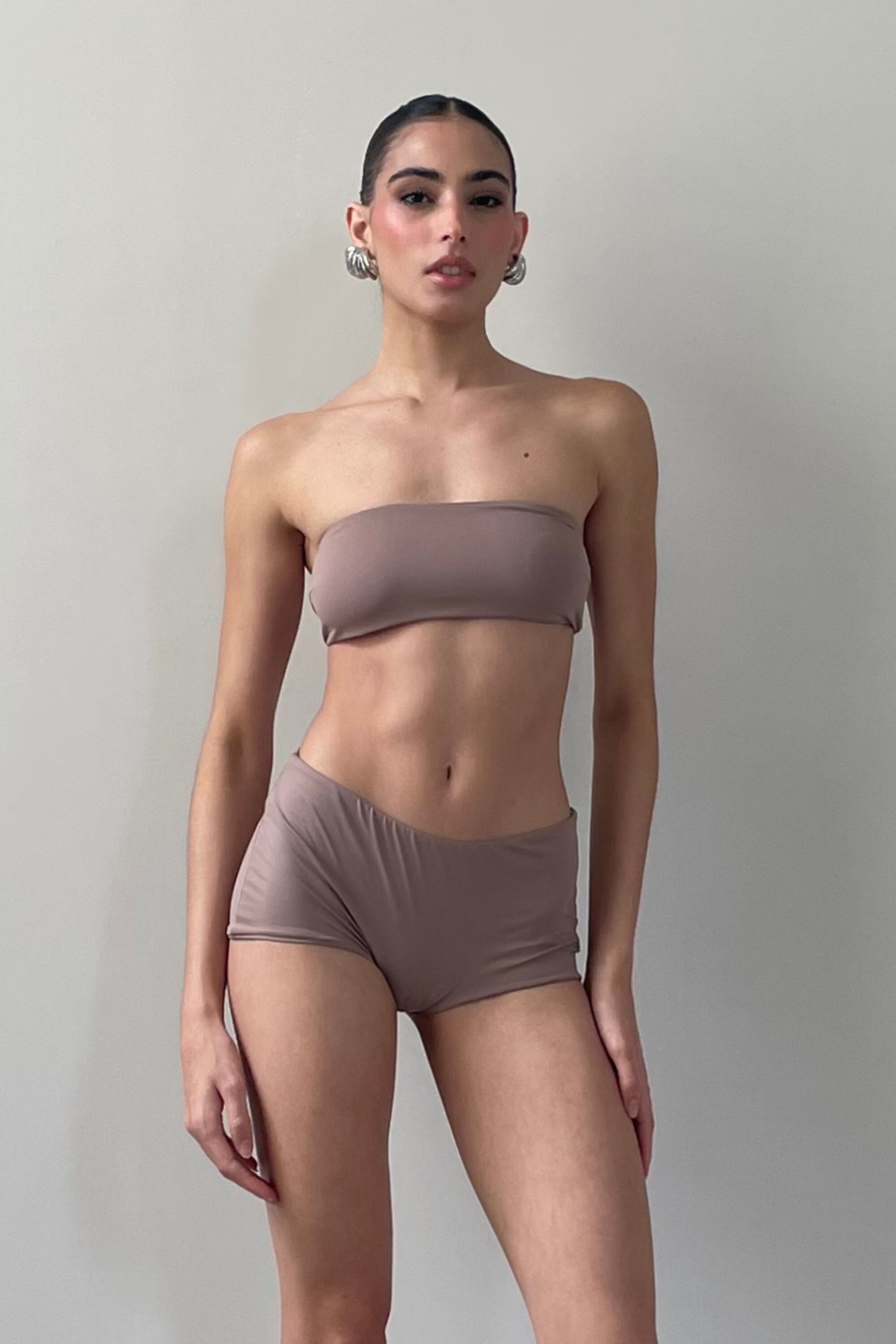 Short Under Cintura Baixa Nude - Image 3
