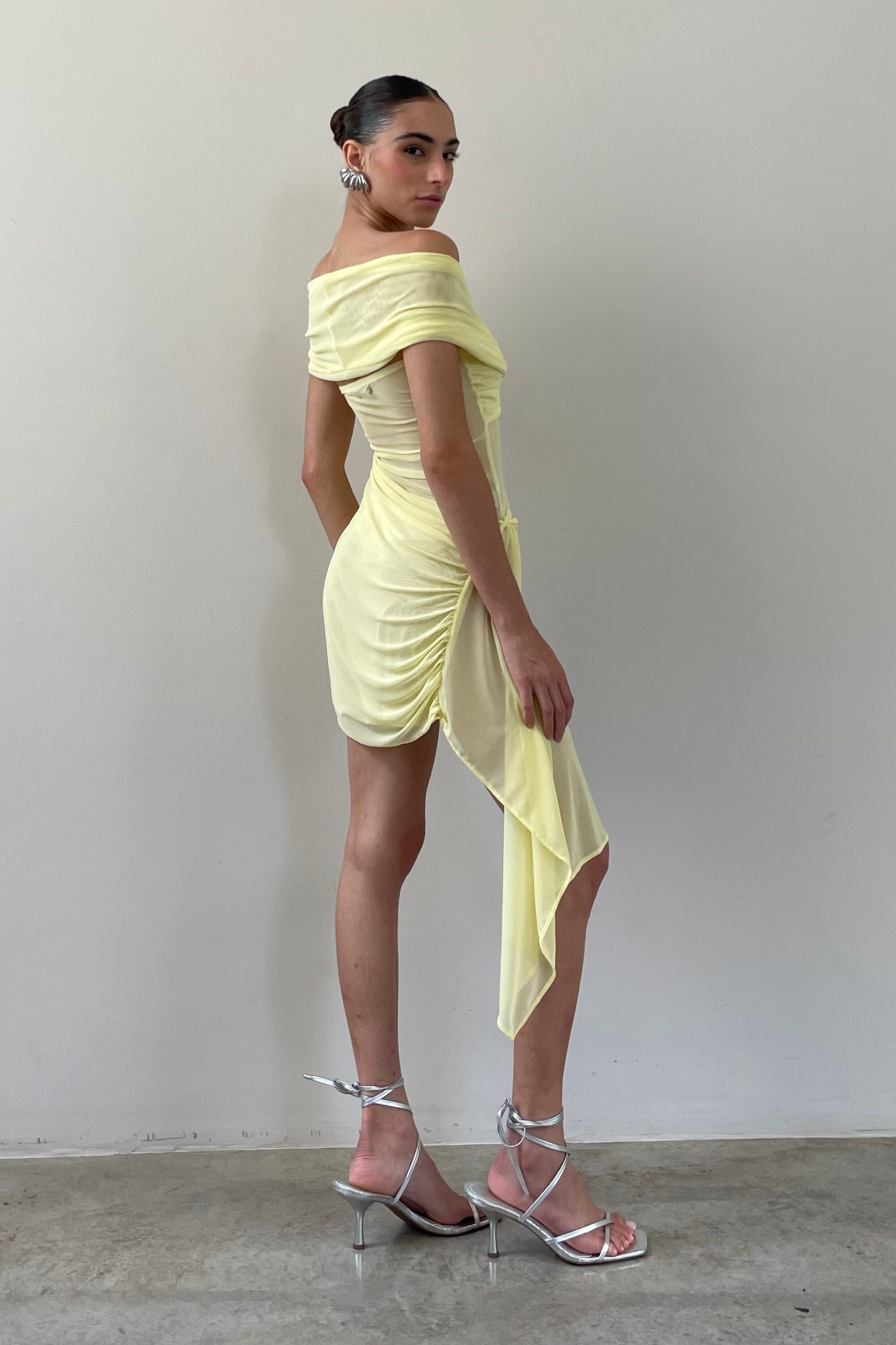 Vestido Tule Sky Amarelo - Image 5
