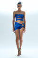 Mini Saia Argola Liquid Blue