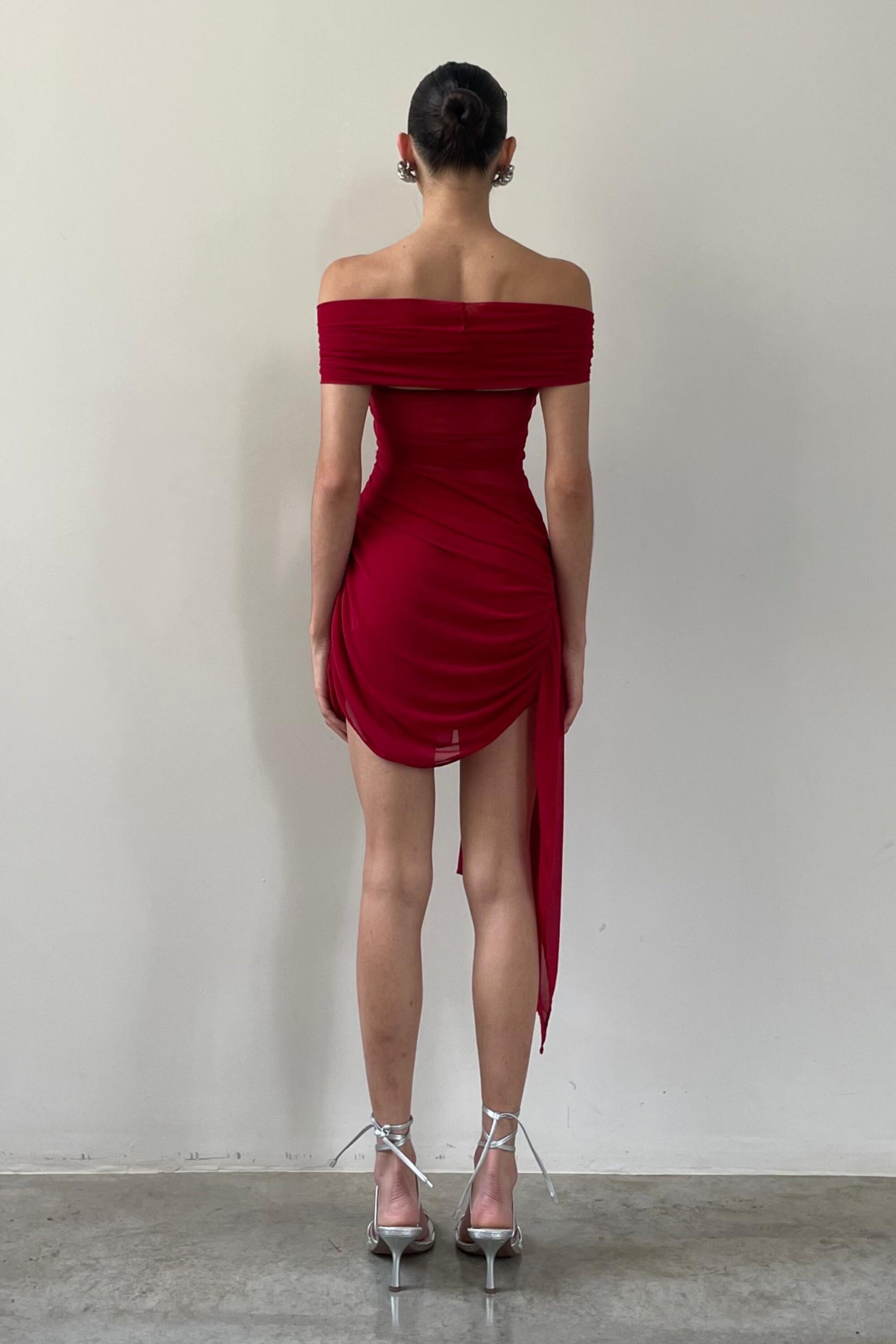 Vestido Tule Sky Vermelho - Image 6