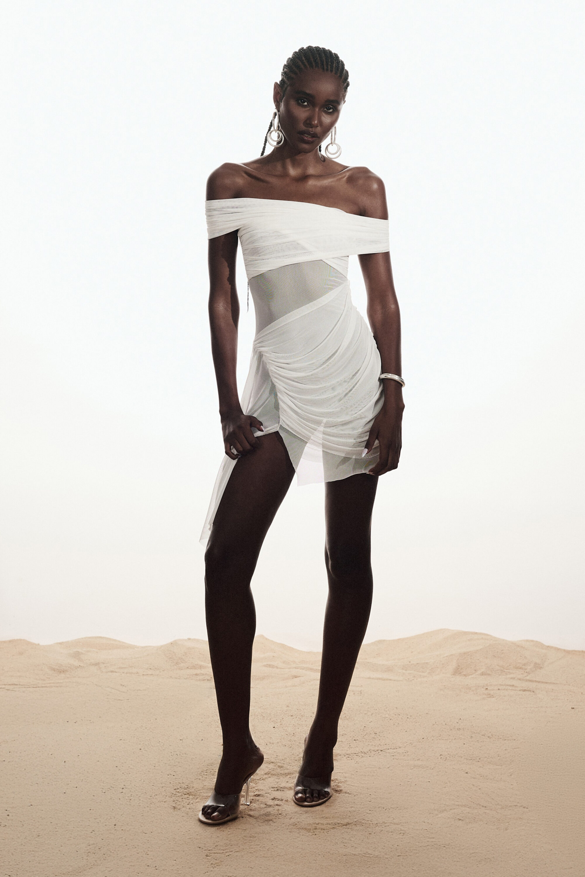 Vestido Tule Sky Off White - Image 5