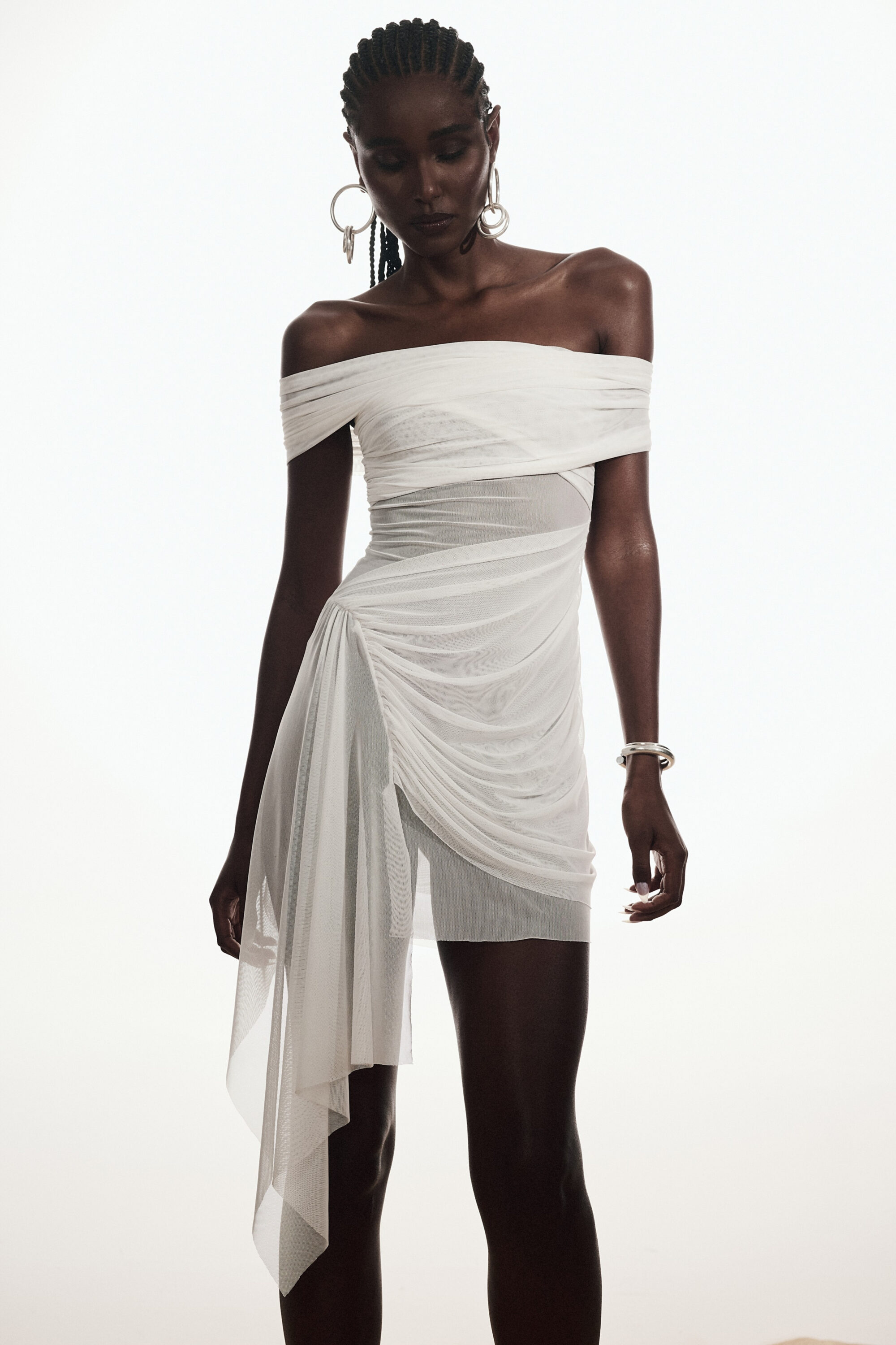 Vestido Tule Sky Off White - Image 3