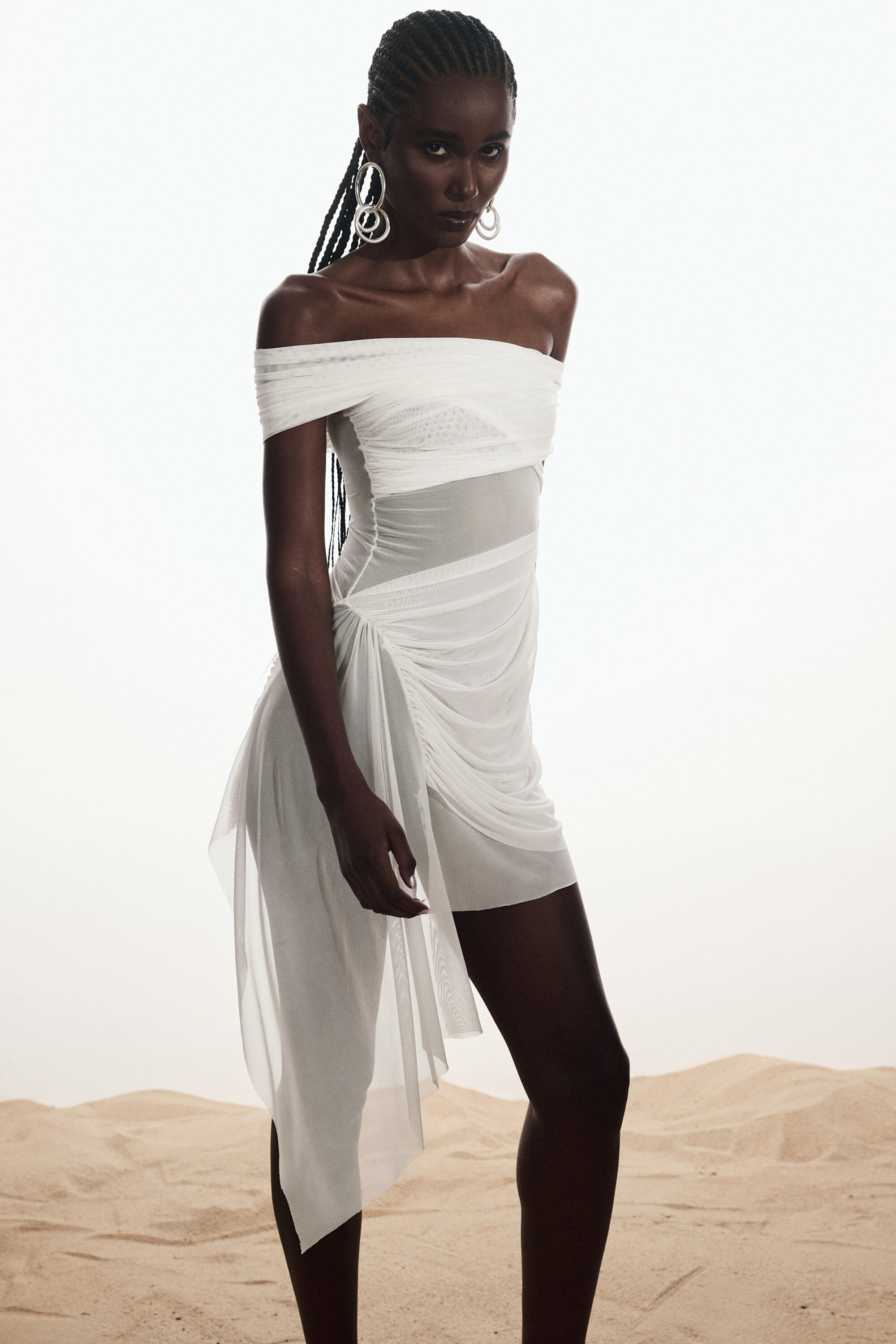 Vestido Tule Sky Off White - Image 2
