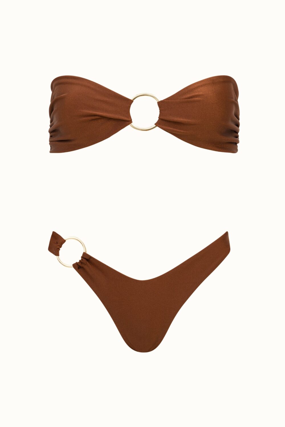 Top Argola Lycra Marrom