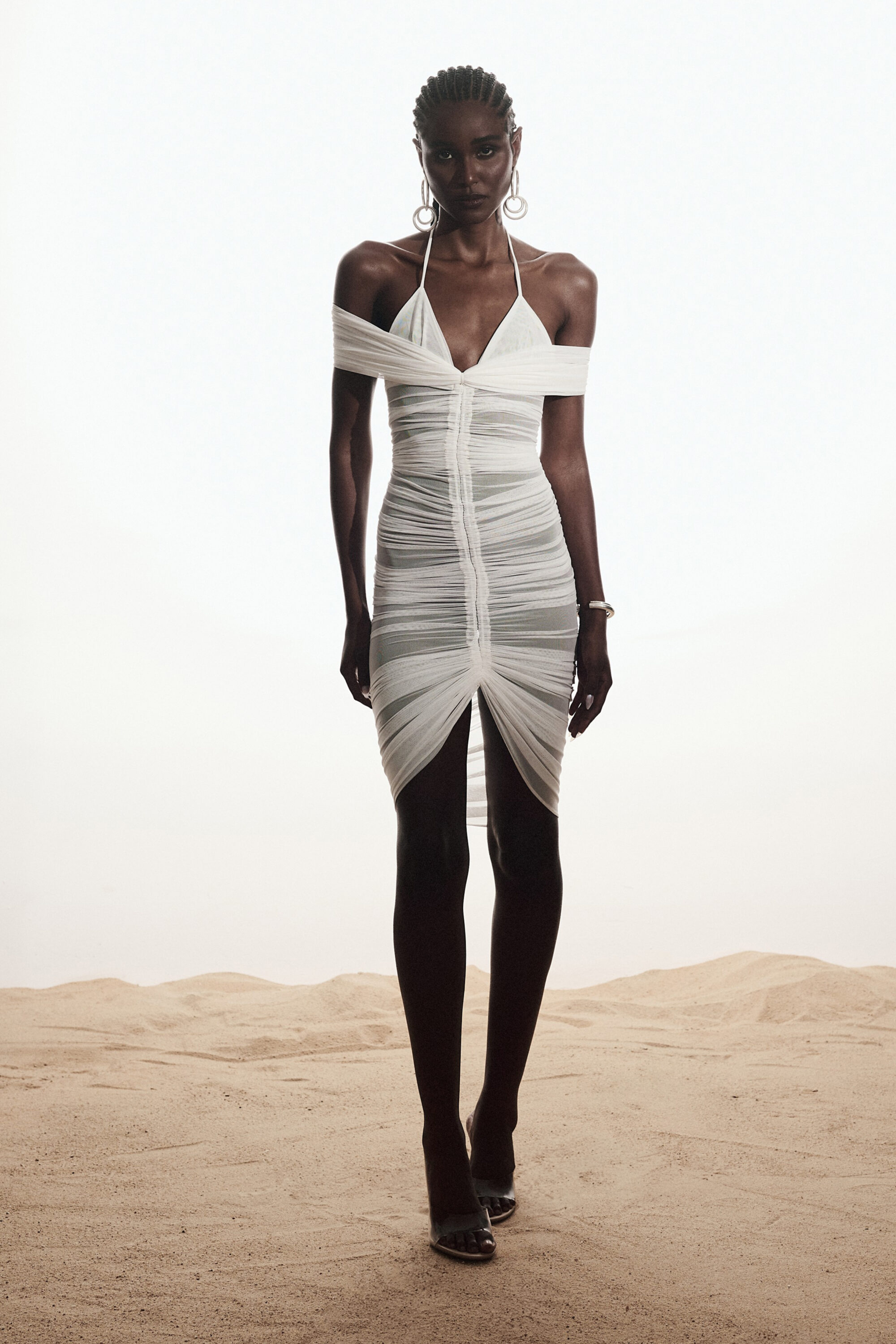 Vestido Tule Sienna Off White - Image 2