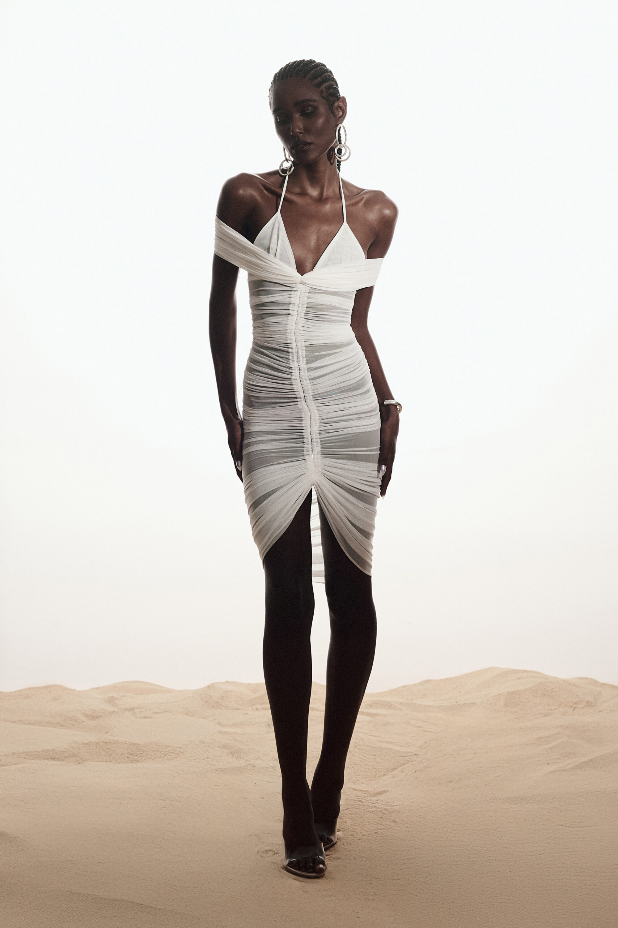 Vestido Tule Sienna Off White - Image 3