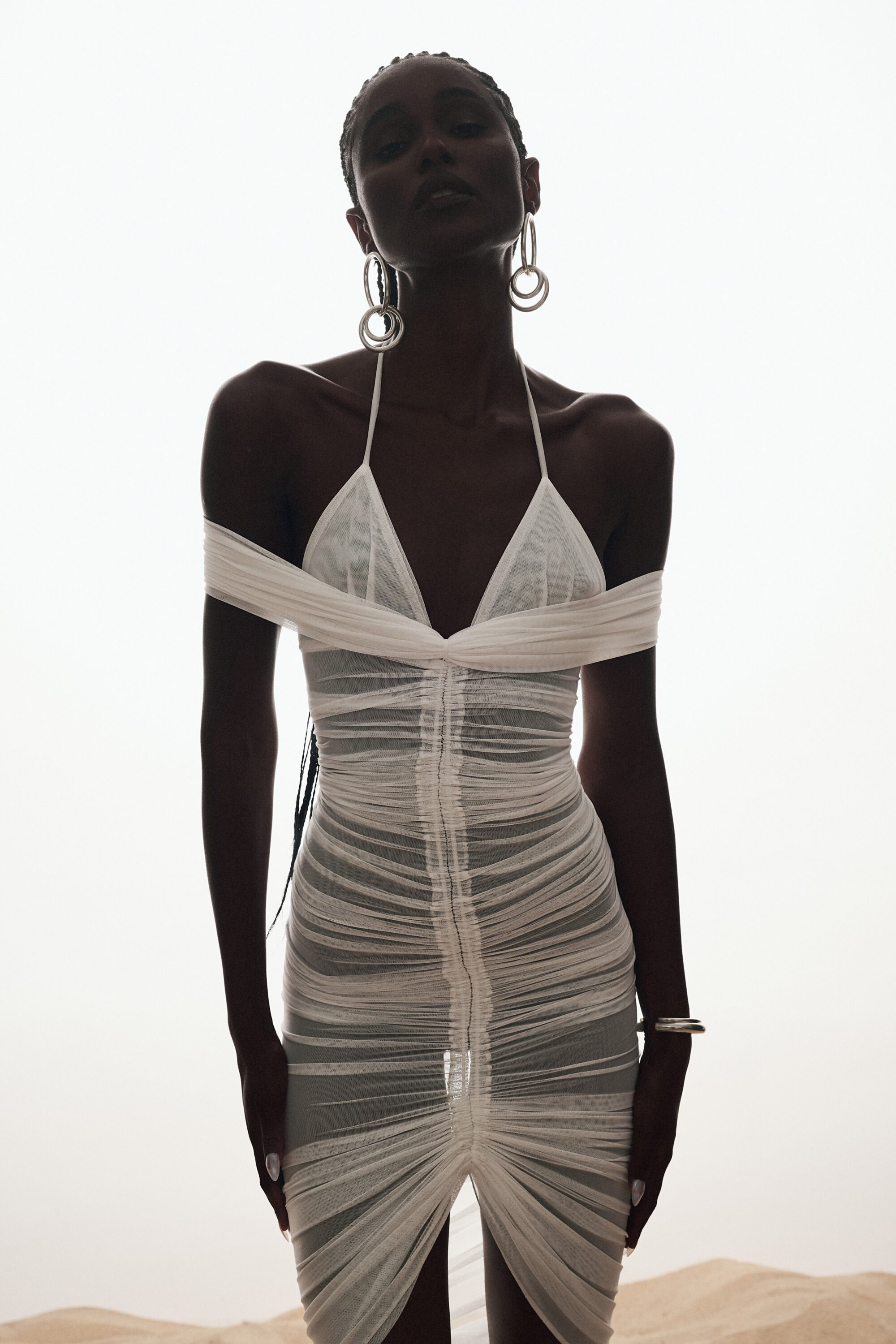 Vestido Tule Sienna Off White - Image 4