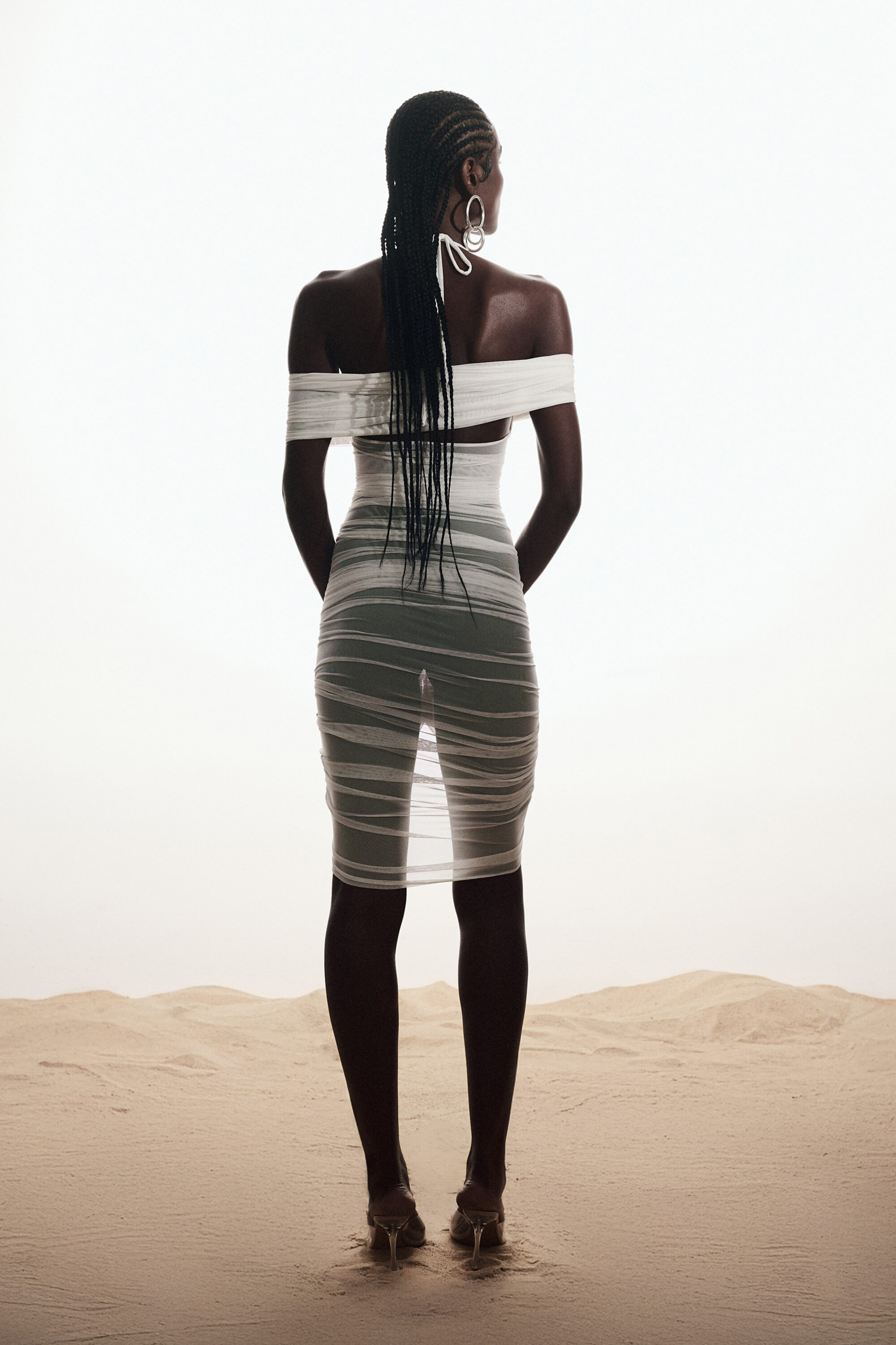 Vestido Tule Sienna Off White - Image 7