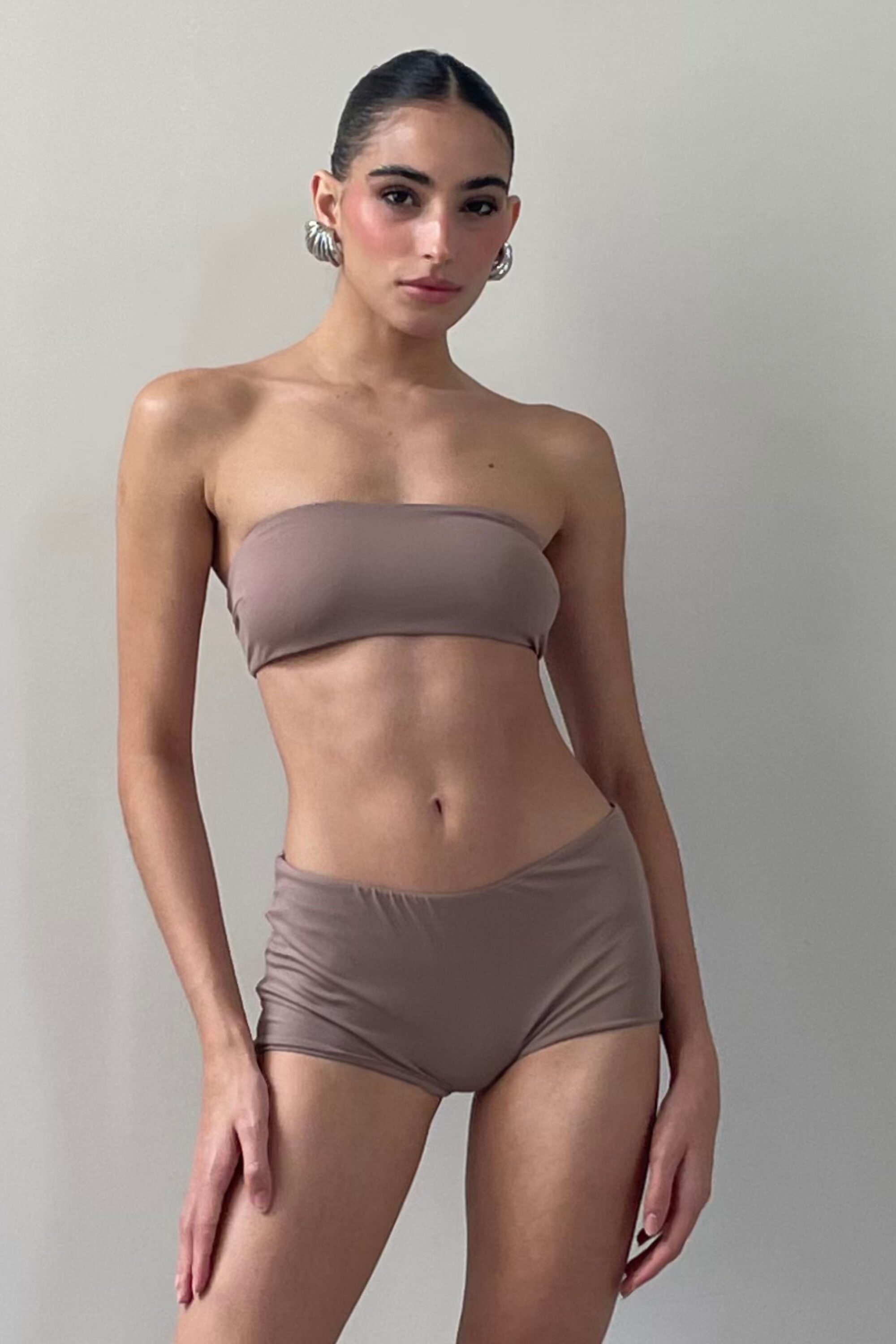 Short Under Cintura Baixa Nude - Image 2