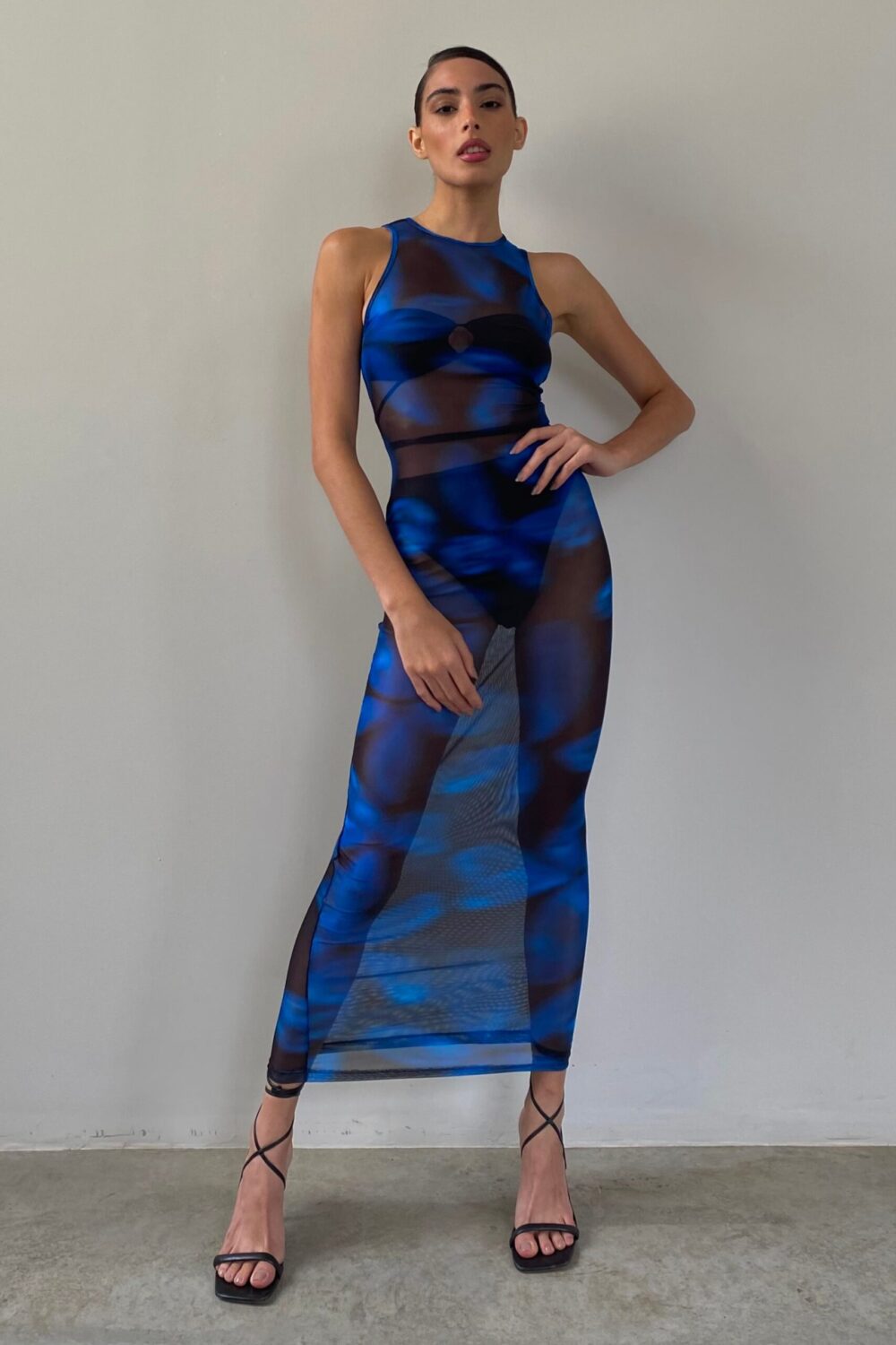 Vestido Halter Midi Neotropic