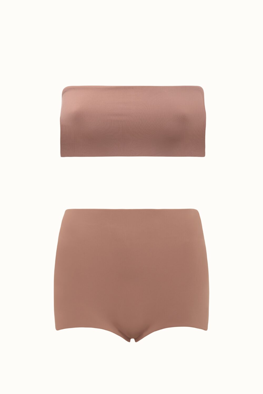 Short Under Cintura Alta Nude