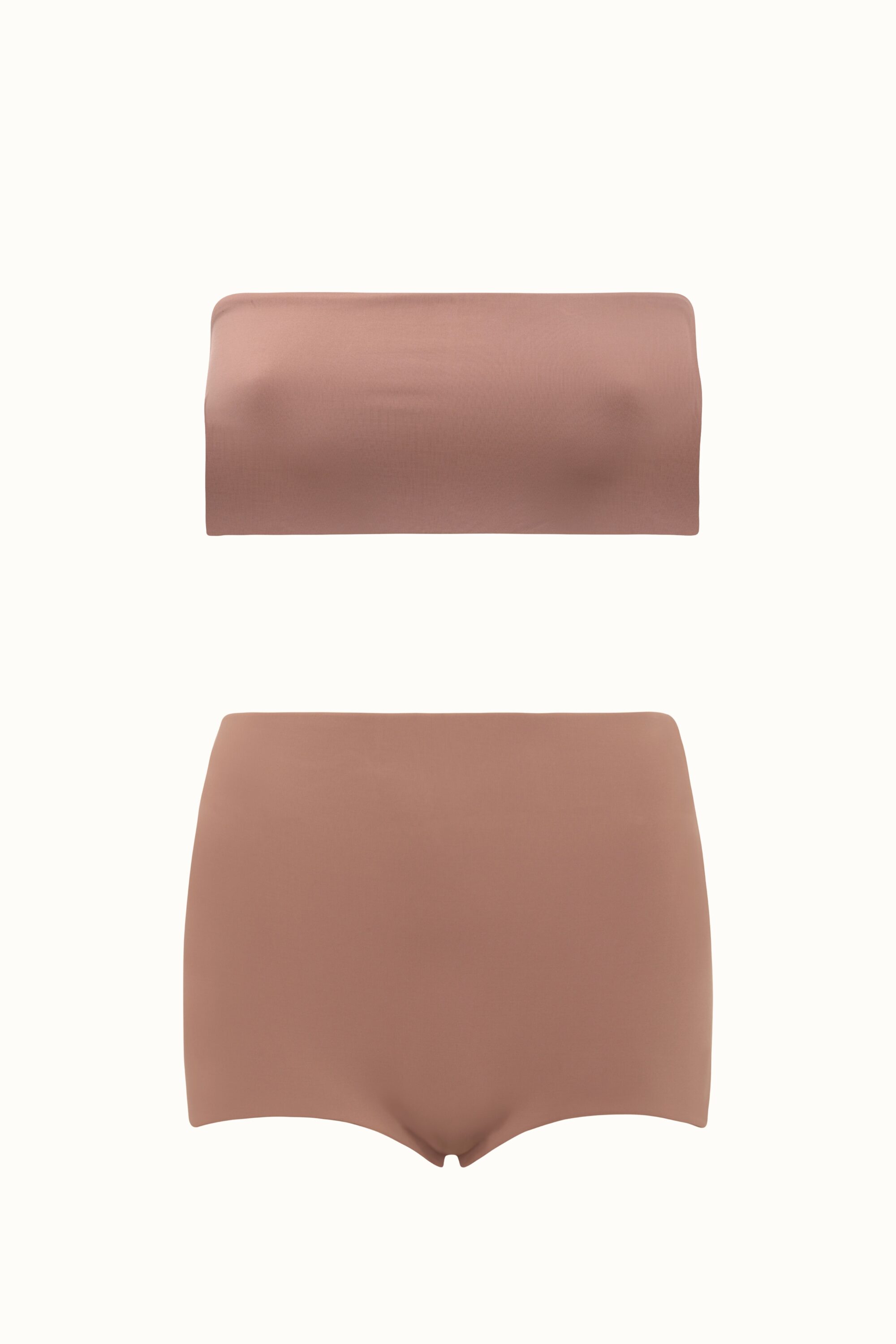 Short Under Cintura Alta Nude