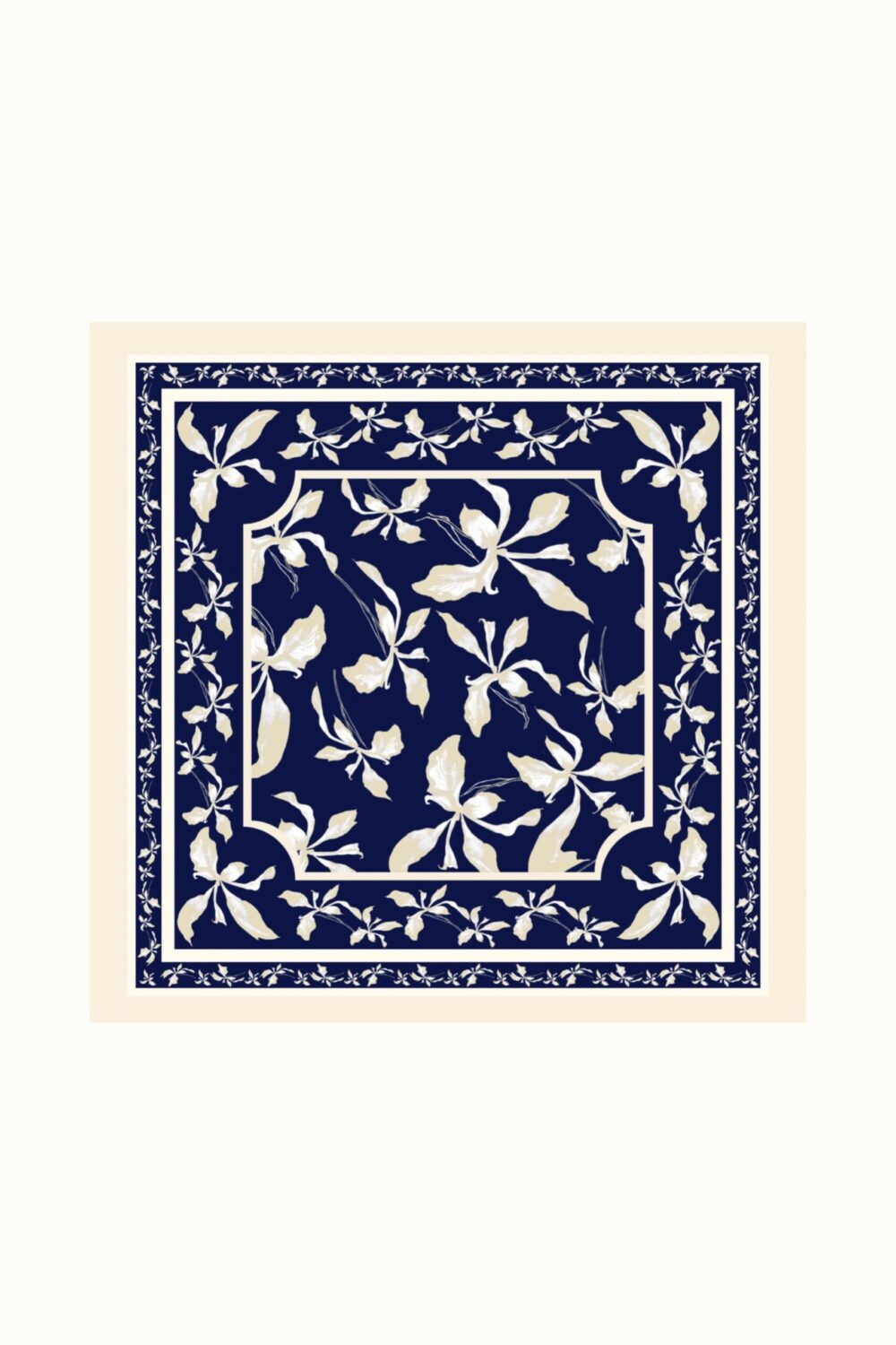 Lenço Blue Orchid N2 Grande
